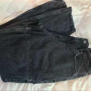 Abercrombie & Fitch Curve Love High Rise Mom Jeans